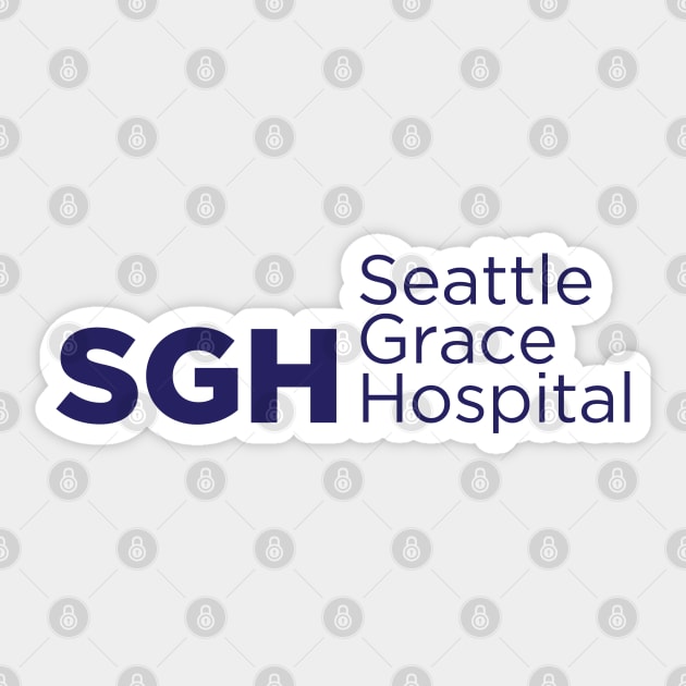 SGH Seattle Grace Hospital Sticker by tvshirts